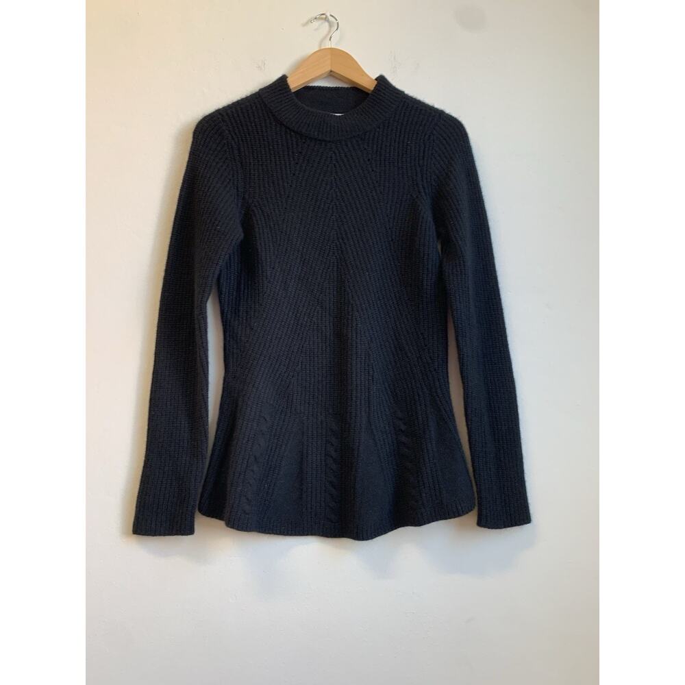 Design History Women’s Sweater Pure 100% Cashmere Pullover Black Size Small